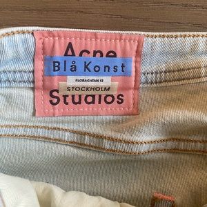Acne Studios size 29 light blue skinny jeans